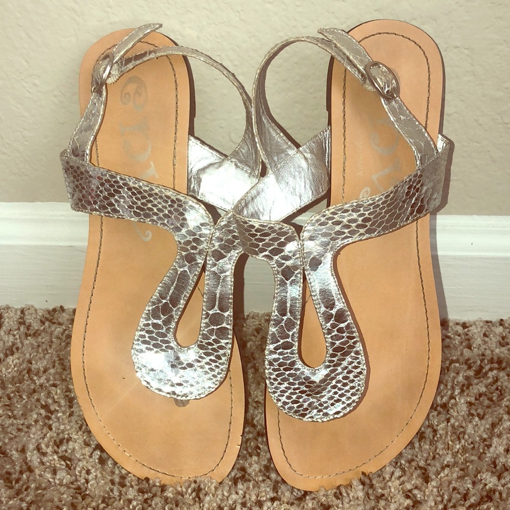 Silver Sandals